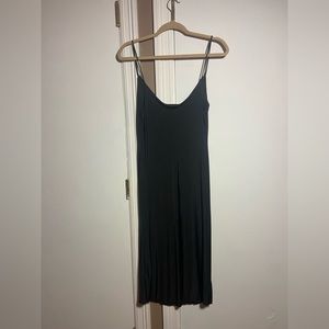 Black slip dress